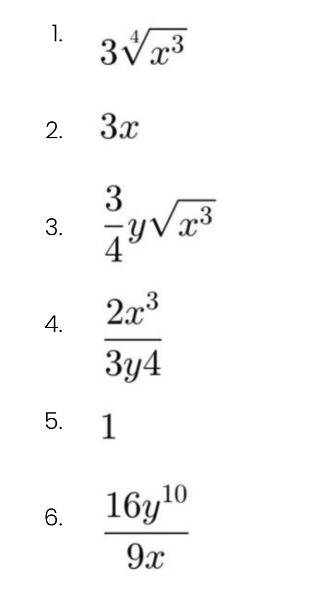 Answers